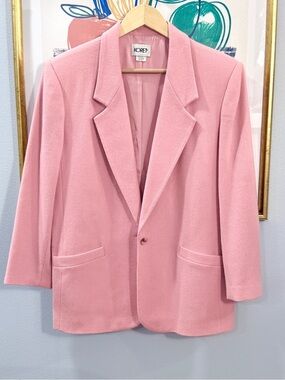 Koret Wool Blazer Jacket Petal Bubblegum Pink